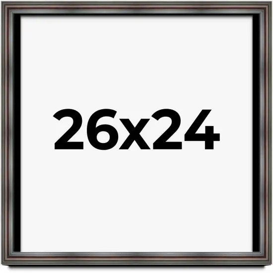 Photo Size Shadow Box 1.75" Deep Brown Frame - UV Acrylic, Backing, Hanging Hardware {1}