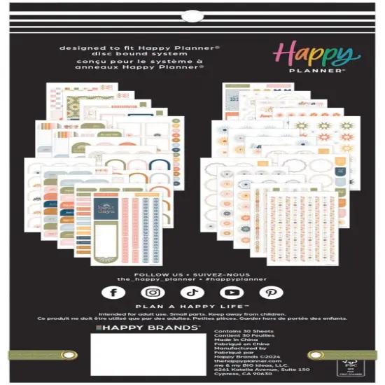 Happy Planner Sticker Value Pack 30/Sheets-Simple Joys {3}