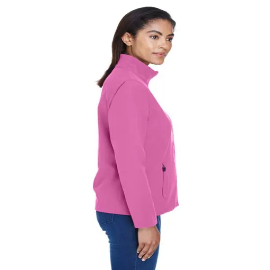 Team 365&reg; Ladies Leader Soft Shell Jacket SPORT DARK MROON {5}