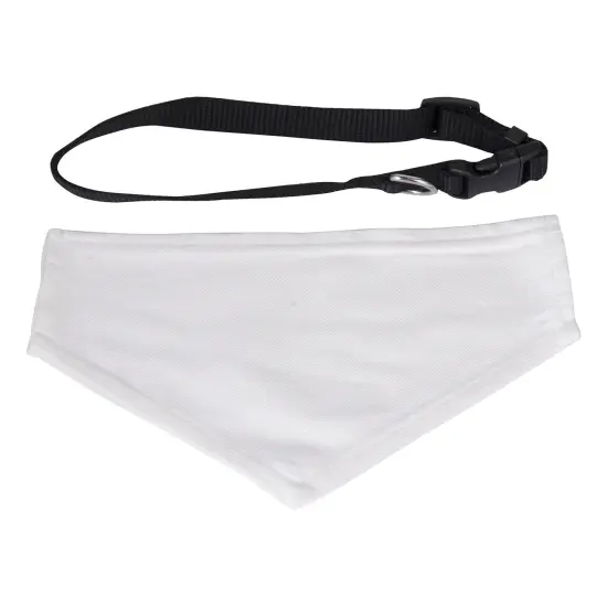 Craft Express Pet Scarfs, size Medium-White, 2 pack {1}