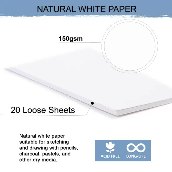 Little Birdie Drawing A4 Paper 150gsm-20 Sheets {5}