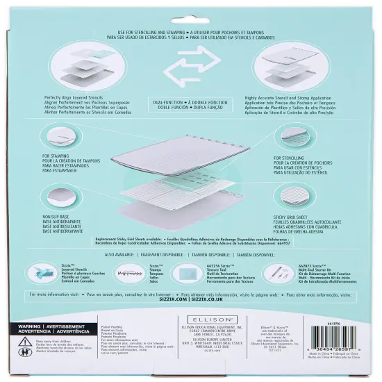 Sizzix Stencil & Stamp Tool-4 Pieces {3}