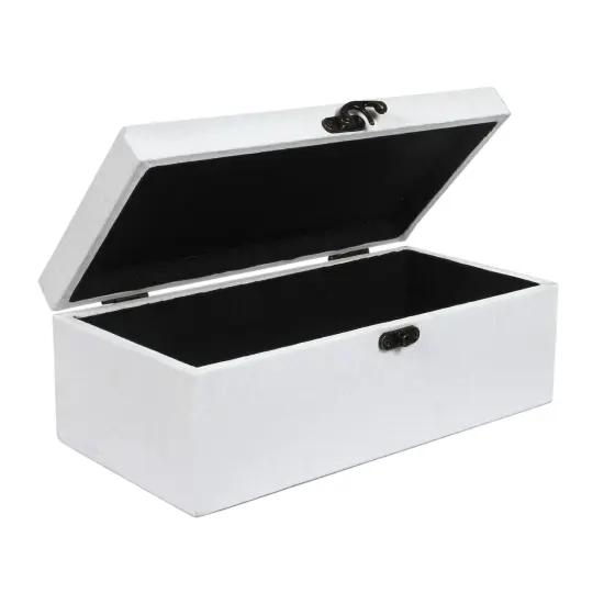 Little Birdie Customizable Canvas & MDF Box With Latch 1/Pkg-10"X5"X3.5" {2}