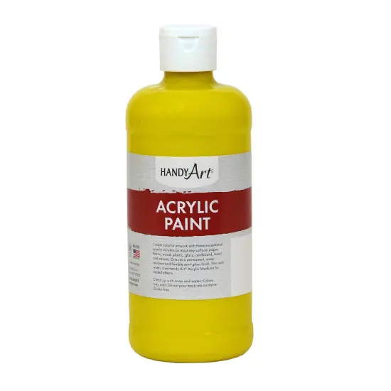 Acrylic Paint 16 oz, Chrome Yellow {1}