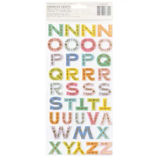 Paige Evans Adventurous Thickers-Alphabet {2}