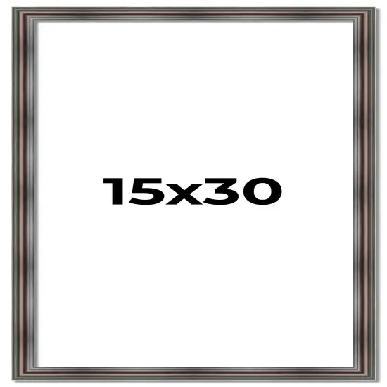 Panoramic Shadow Box 1.75" Deep Brown Frame - UV Acrylic, Backing, Hanging Hardware {1}
