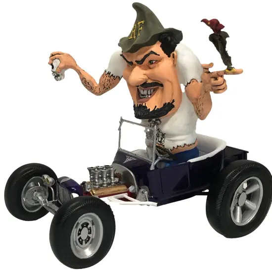 Atlantis Plastic Model Kit-Ed Roth Boss Fink {3}