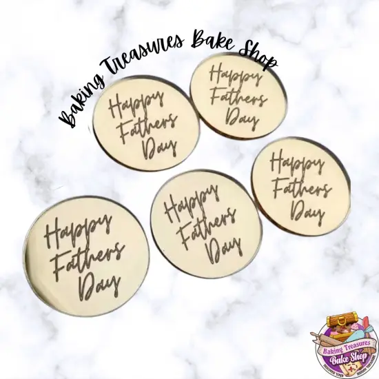 Happy Fathers Day Acrylic Topper #9 {1}