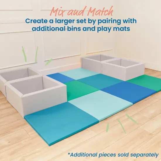 Play Patch Activity Mat and Toy Bins, Beginner Playset, 6-Piece Contemporary {5}