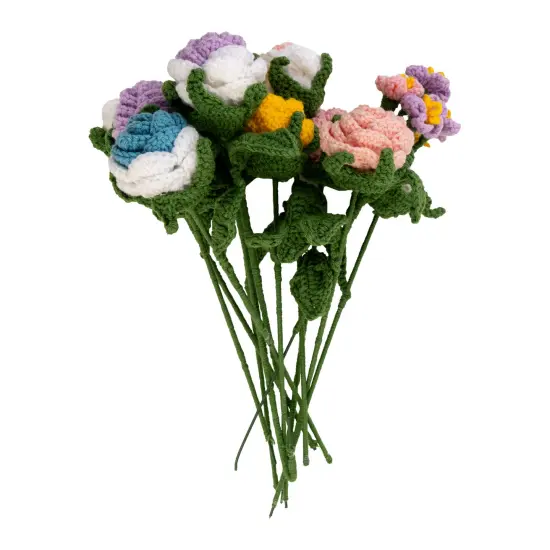 John Bead Floral Crochet DIY Kit for Beginners Bouquet Kit {3}