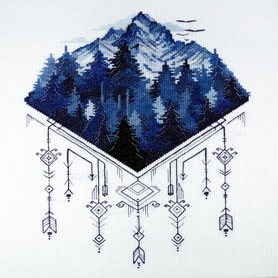 Counted Cross-stitch kit - Silver land {1}