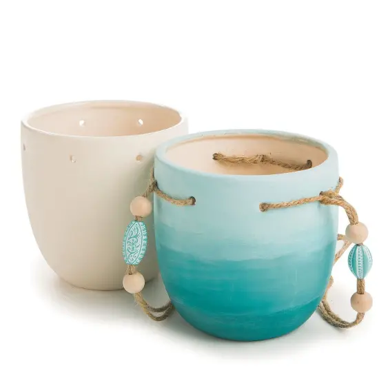 Color-Me&trade; Ceramic Bisque Planter (Pack of 12) {3}