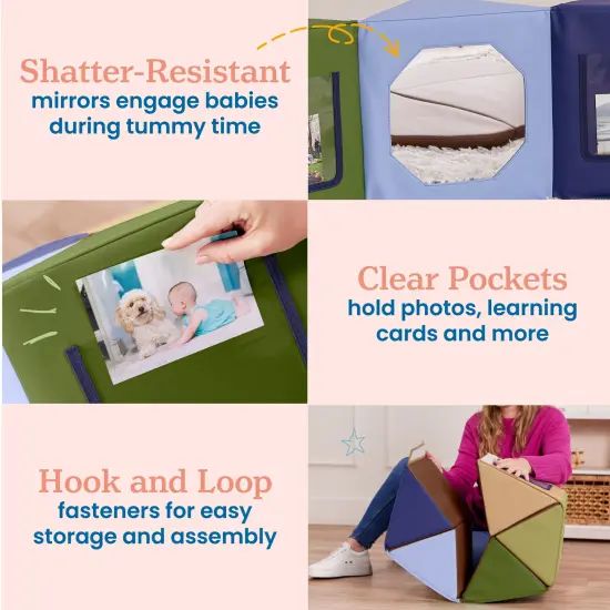 SoftZone Wall of Mirrors, Activity Center Earthtone {6}