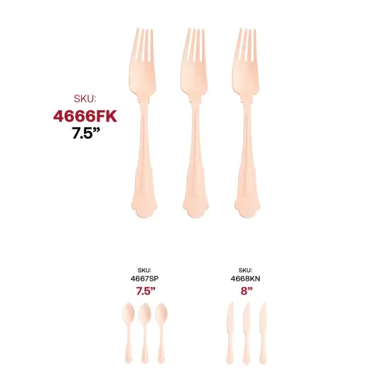 Silhouette Birch Wood Eco Friendly Disposable Dinner Forks (600 Forks) {6}