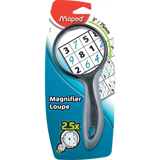 Ergologic Large 2.5X Magnifying Glass, 3", Assorted Colors {1}
