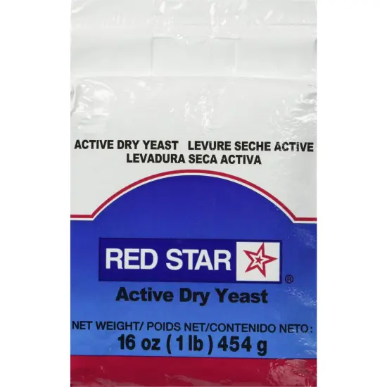 Red Star Active Dry Yeast, Moderate and Steady Leavening Develops More Flavor in Yeast Doughs, Vacuum Packed, 16 Oz (1 lb) {7}