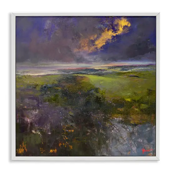 Stupell Industries Gilded Landscape Abstract Framed Giclee Wall Art Design by Patrick Dennis {1}