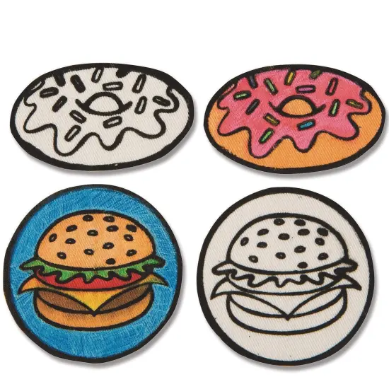 Velvet Art Iron-On Patches to Color (Pack of 100) {7}
