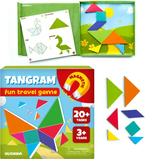 Tangram Magnet Game for Kids | Travel I Road Trip {1}