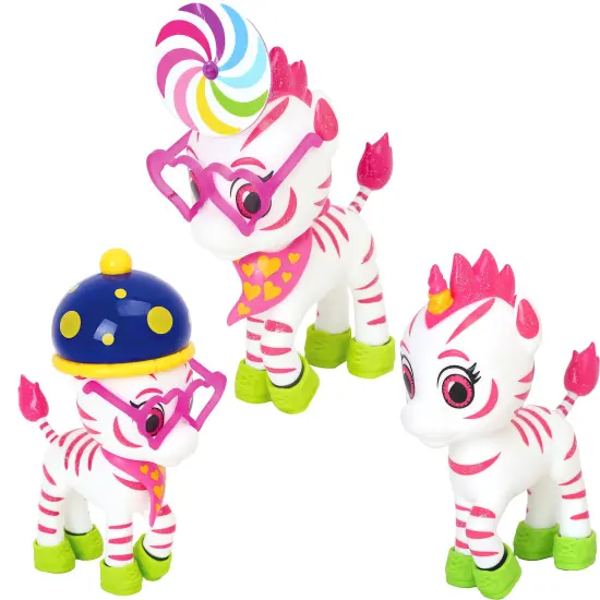 Zoonicorn: Dress-Up - Surprise Assorted Character-Style - 5" Miniature Figure w/ Interchangeable Clothing Accessories, Switch-Up Toy Playset, Kids 3+ {6}