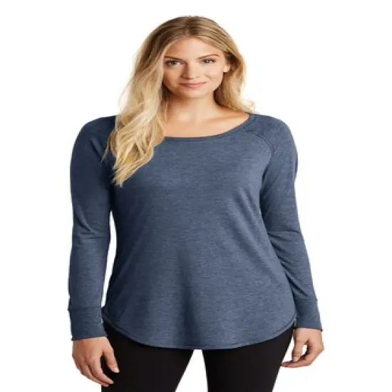 District&reg; Women&rsquo;s Tri Long Sleeve Tunic Tee Grey Frost {3}