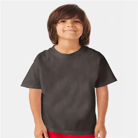 Hanes&reg; Garment Dyed Youth T-Shirt Freshwater {4}