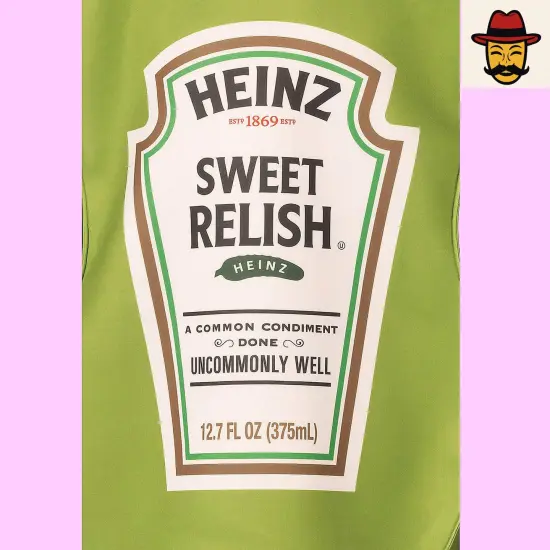 Funny Heinz Relish Squeeze Bottle Adult Costume Foam Tunic for Parties {6}