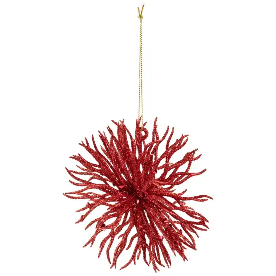Northlight Starburst Hanging Christmas Ornament - 4.5" - Red {3}
