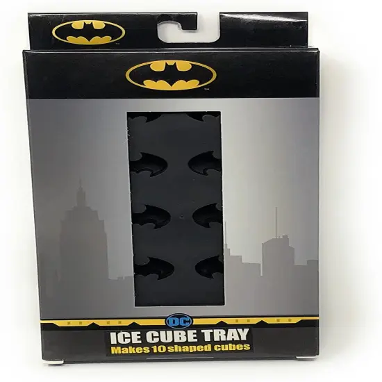 DC Comics Batman Logo Silicone Ice Cube Tray | Makes 10 Molded Cubes {3}