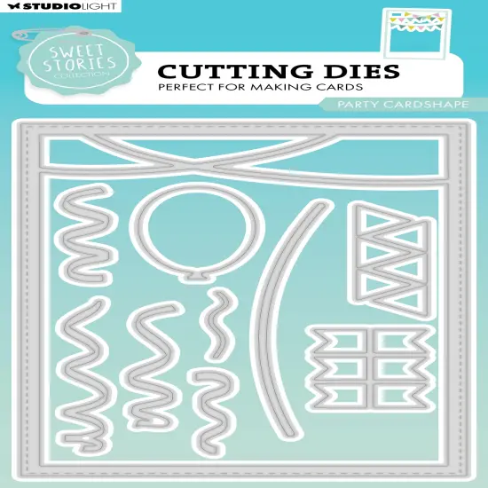 Studio Light Sweet Stories Cutting Die-Nr. 820, Party Cardshape {2}