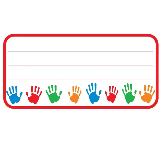 Hands Nametags, 1-5/8" x 3-1/4" , Pack of 36 {1}