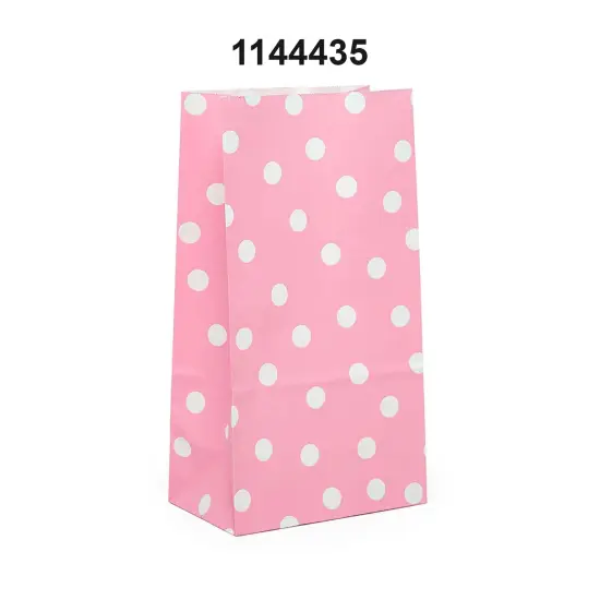 Dot Print Sos Food Bags 5'' x 3'' x 9 1/2'' Storage {3}