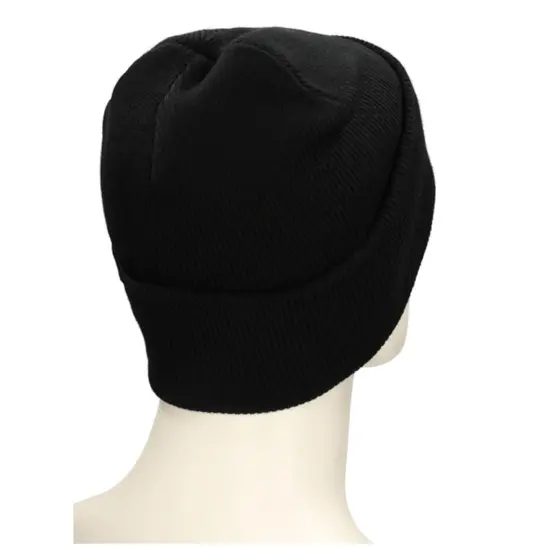 Men's Black Cuffless Beanie Collection Assorted {5}