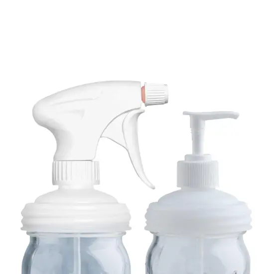 reCAP Mason Jar Sprayer and Pump Cap, Regular Mouth, Made in The USA, Leak-Proof, Freezer-Proof {1}