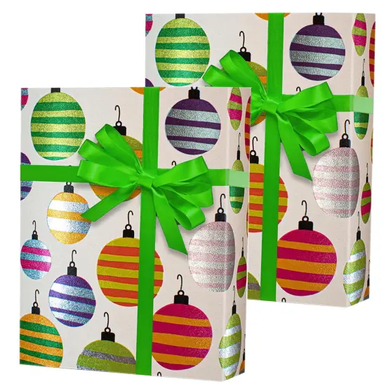 Charming Ornament Gift Wrap Roll 26" x 417' 1 Roll {3}