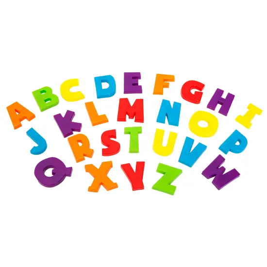 Boley: Magnetic Capital Letters & Numbers - 120pc Playset - Assorted Bright & Bold Magnet Colors, Travel Tube, ABC & Math Educational Toy, Kids Age 3+ {7}