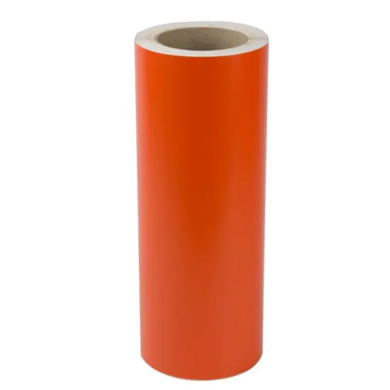 Silhouette 12" x 75' Glossy Permanent Vinyl Orange {1}