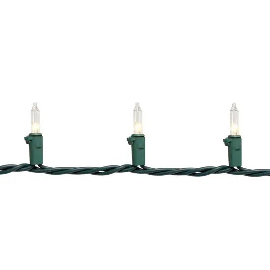 Northlight Mini Incandescent Christmas Lights - Clear - 20.25' Green Wire - 100ct {5}