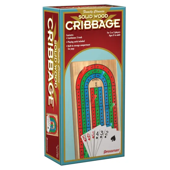 Folding Cribbage w/Cards in Box Sleeve {1}