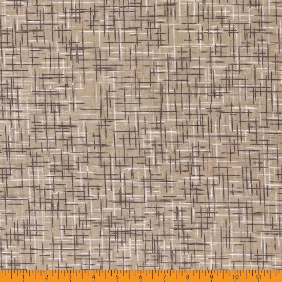 Mook Fabrics Linen Look Flannel Fabric [108 in. Wide] - By The Yard Desert Taupe {3}