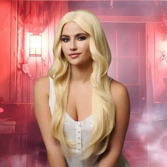 Summer Berry Adult Blonde Costume Wig {4}