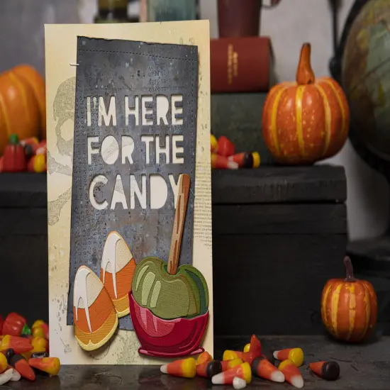 Sizzix Thinlits Dies By Tim Holtz 9/Pkg-Bold Text Halloween {6}