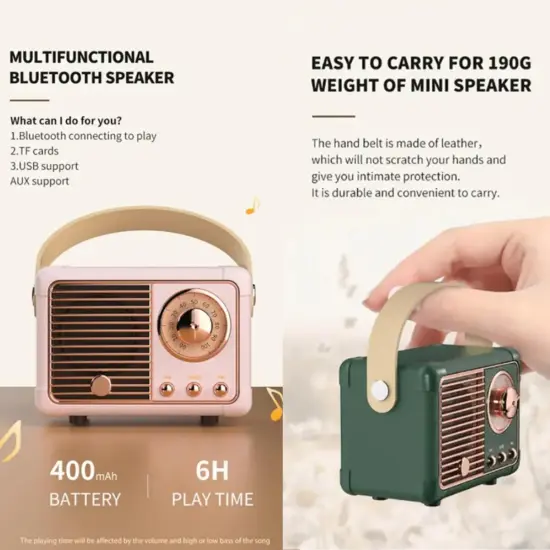 Vintage Inspired Bluetooth Radio Cream {3}