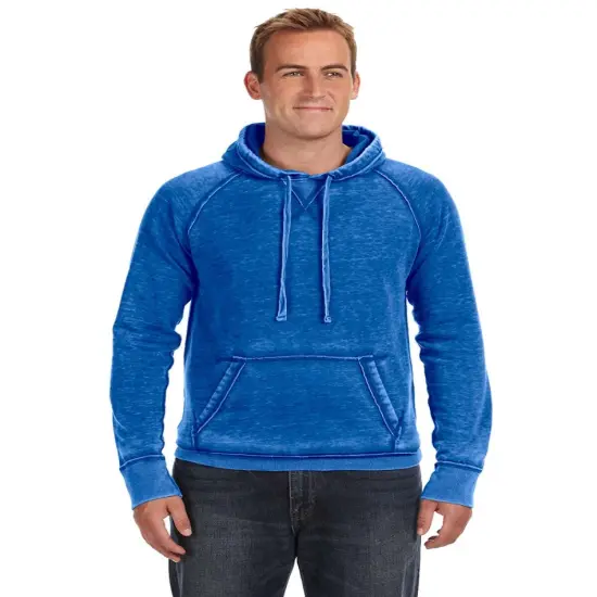 J America&reg; Vintage Zen Fleece Pullover Hooded Sweatshirt ROYAL {1}