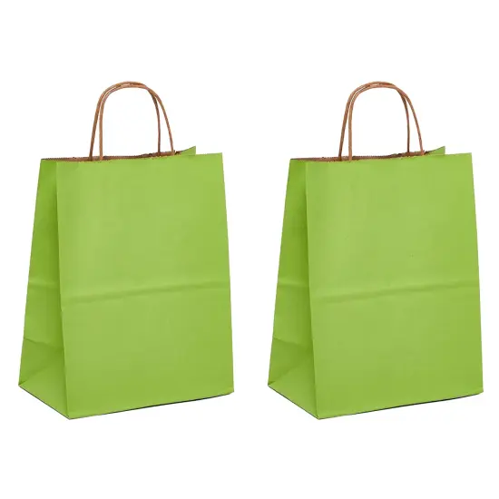 Spacious Kraft Tinted Shopping Bag 5.5" x 3.25" x 13" {4}