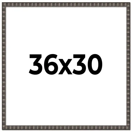 Deco Black Picture Frame - UV Acrylic, Backing Board, Hanging Hardware Included {1}