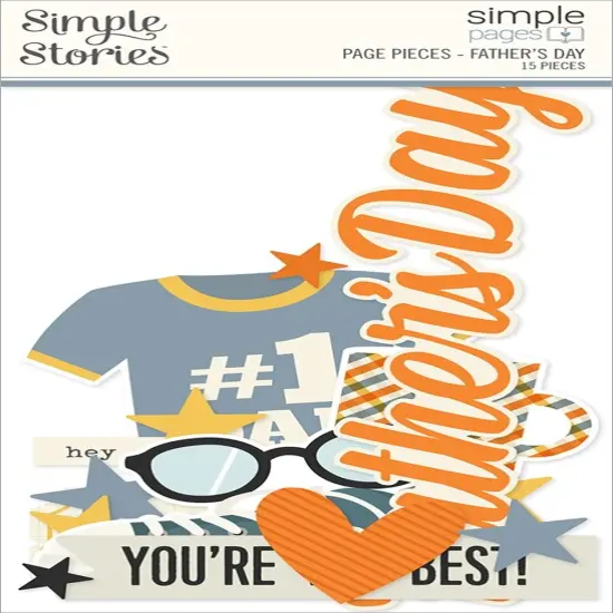 Simple Stories Simple Pages Page Pieces-Father's Day {1}