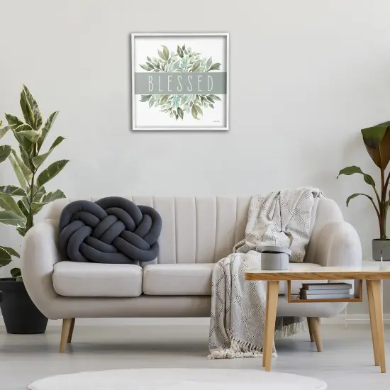 Stupell Industries Blessed Cottage Florals Framed Giclee Wall Art Design by Leslie Trimbach {2}