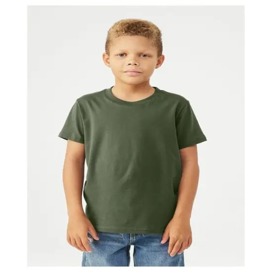 Bella + Canvas&reg; Youth Jersey T-Shirt MILITARY GREEN {1}