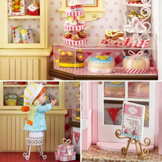 Miniature Wizardi Roombox Kit - The Sweet Home Dollhouse Kit {3}